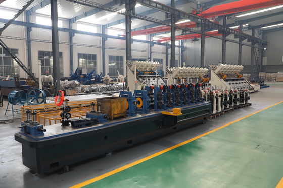 ZY20 HF Kaynak Boru Değirmeni Makinesi φ10-26mm Yuvarlak Çelik Boru 0.4-1.5mm 100kW Katı Hal Hattı