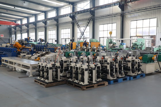 ZY20 HF Kaynak Boru Değirmeni Makinesi φ10-26mm Yuvarlak Çelik Boru 0.4-1.5mm 100kW Katı Hal Hattı