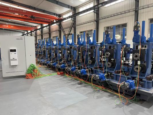 API Boru Üretimi için Yüksek Hızlı Boru Şekillendirme Makinesi | Petrol ve Gaz Boru Hattı İmalatı için Φ114–219mm Yüksek Hassasiyetli ERW Boru Değirmeni