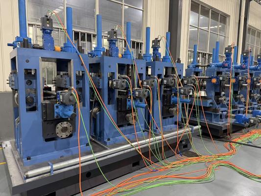 ZY20 HF Kaynak Boru Değirmeni Makinesi φ10-26mm Yuvarlak Çelik Boru 0.4-1.5mm 100kW Katı Hal Hattı