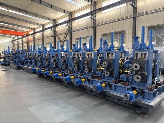 BIS Standart Çelik Boru Üretim Hatı 88.9 mm - 219 mm Dış Diametresi Endüstriyel Boru Üretimi
