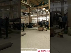 Soğuk lastikli çelik şeridi ile Otomatik boru freze makinesi 0.3 - 1.0mm