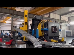 Soğuk lastikli çelik şeridi ile Otomatik boru freze makinesi 0.3 - 1.0mm